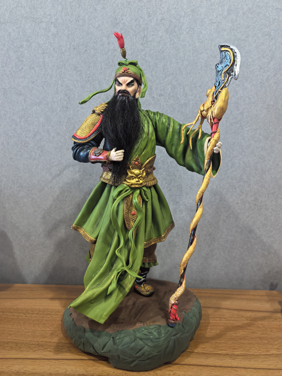 面塑作品 · 关羽像